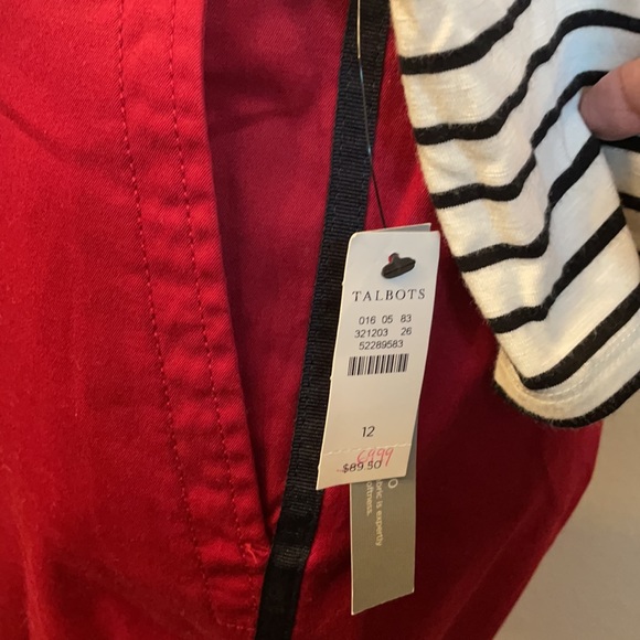 NWT Talbots Supersoft Girlfriend Chino - Picture 5 of 10